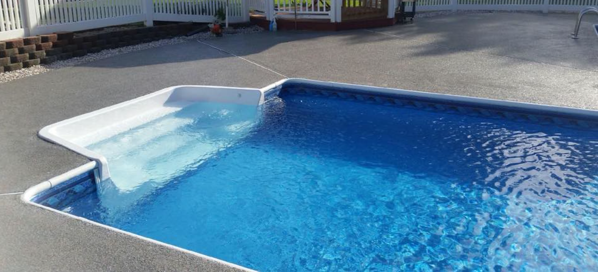 concrete pool deck